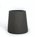 Gray Fiberglass Planter size 40x40 cm.