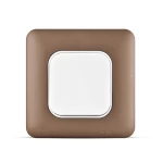 مفتاح انارة مفرد 20 أمبير احادي القطب، لون نحاسي، 7×7 سم، 250 فولت | سبكترا