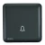 مفتاح جرس 10 امبير، اسود، 86×86 مم، 250 فولت، ماركة سيمنز (دلتا سيتا)