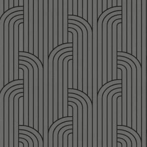 Geometric Wallpaper Gray Color 10m x 0.70m, Model Z76005 | Balbaid Decor Company