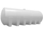 Water Tank Al-Qemah Horizontal Made of Fiber Glass with Capacity 21000 liter Size 4.90 × 2.35 × 2.45 meter