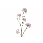 Artificial Decorative Peony Flower, White Color, 144 cm Length