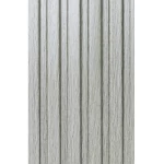 Wood alternative for decoration, size 16 x 290 cm, light gray color