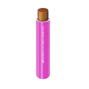 Single Core Stranded Copper Cable PVC 70ºC Insulation 18.9mm Diameter 450/750 Volt 300 Feet Pink | Al Fanar