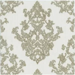 Classic wallpaper, off white color, length 10 m, width 0.73m, model 56841 