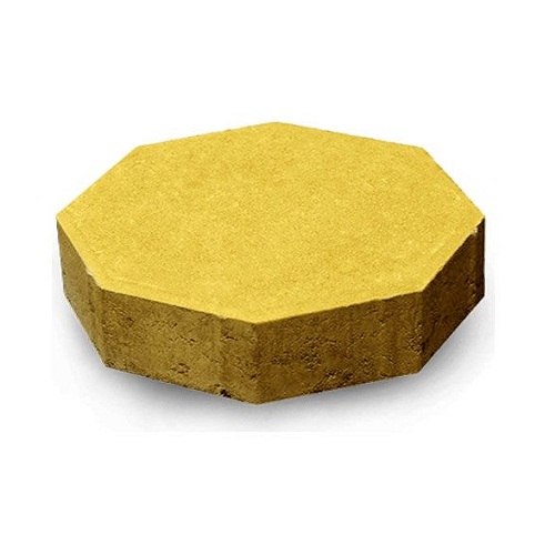 Octagonal Interlock Paver Tiles Height 6 cm Size 81.6×197 mm Yellow | Artic