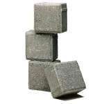 بلاط رصيف انترلوك مكعب  براند الارمك  سمك  6 سم اللون رمادي