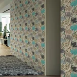 ورق جداري تصميم مشجر، مقاس 10 م×50 سم، لون بني فاتح