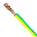 Flexible Copper Earth Wire CU/PVC, 6mm2 Size Conductor, 450/750 volts, Yellow/Green | Nohascom Factory