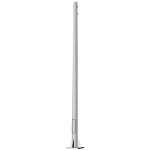 Conical Street Lighting Poles Length 6 meters Thickness 3.65 mm Single Arm with Anchor Bolt I Shape Length 400 mm Diameter 18 mm Base    300 ×  300 mm