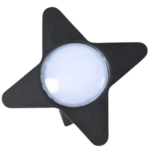 مصباح LED خارجية جداريّة 15 وات، مقاس 8.5×14 سم، لون اسود | متجر ماتكل