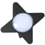 Outdoor LED Wall Mounted Lamp, 15 Watt, Black Color, Size 8.5x14 cm