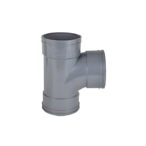 قسام UPVC °87.5 مقاس 110مم، طول 250مم، لون رمادي | Cosmoplast