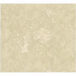 Floral wall covering beige color, length 10m, width 1.06m, model 81421