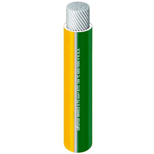 95mm Single Wire 600/1000 volts, Flexible Tinned Copper Conductor, Green/Yellow | Al Fanar