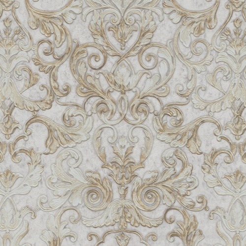 Italian Wallpaper 10m×1.06m Light Gray, Model 85003 | Balbaid Decor Company