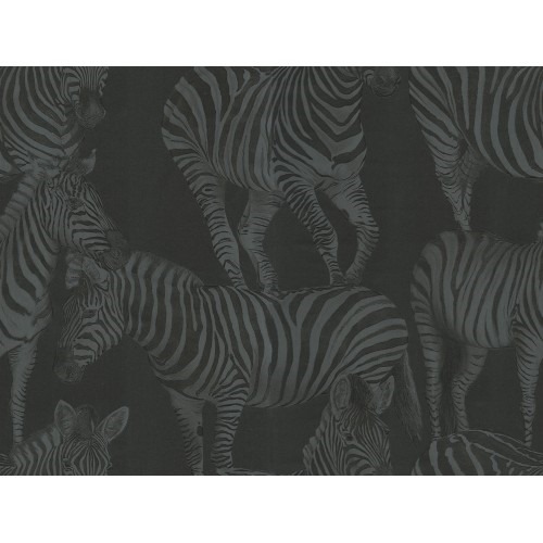 Italian Wallpaper Dark Grey Color 10.05m x 1.06m, Model TCW007TCAHOUZ018 | Balbaid Decor Company