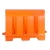Plastic Road Barrier Water Filled Size 1×1 meter Orange Color
