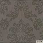Classic Wallpaper Length 10m, Width 0.73m, Dark Brown Color, Model 275004