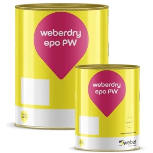 Weberdry Epo PW Epoxy Coating, Blue, 15 kg Pack | Sodamco-Weber
