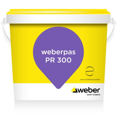 Decorative Weberpas PR 300 Cement Paint 20 kg Barrel, White | Sodamco-Weber