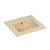Porcelain Edge Basin without Cabinet Size 51×46.5×27 cm, Maze Model, Beige Color
