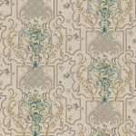 ورق جداري ايطالي مقاس 10 م×0.73 م، لون بيج شاحب، موديل 27083