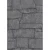 Stone wallpaper, gray color, length 10 m, width 0.53 m, model 1029747  