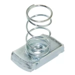 صامولة سوسته مطلية بالزنك لون ابيض مقاس  14 مم سمك 11 مم | شركة ابسكو