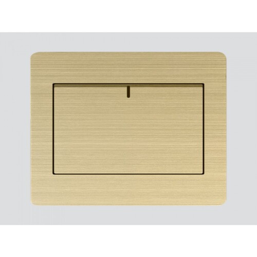 Single Directional Push Switch 16 Amp 7x7 cm, Gold Color | Art DNA