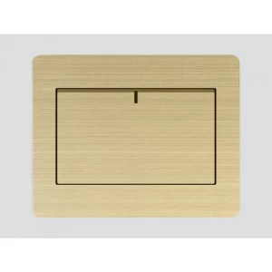 Single Directional Push Switch 16 Amp 7x7 cm, Gold Color | Art DNA