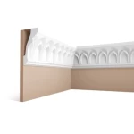 PU Foam Decorative Ceiling Frames, Size 200x6x11 cm, White Color | Zakharef Company