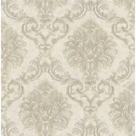 Italian Wallpaper, Light Beige Color, Length 10 m, Width 0.73 m, Model 25006