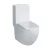 Floor Mounted Toilet, Chinese Round Shape, Size 30 cm, White Color
