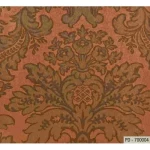 Wall decoration classic design, size 10 m x 1.06 m, dark orange color, model 700004