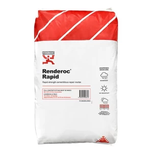 Rapid Cementitious Repair Mortar Renderoc Rapid Fosam Size 20 kg | Fosam Company Limited