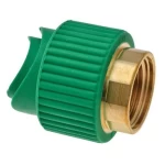 PPR Saddle  With Female Thread Size 40 mm x 1/2 inch  Working Pressure  25 Bar  Green Color | Almona
