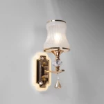 Gold Wall Chandelier, 28 cm Length, 20 cm Depth