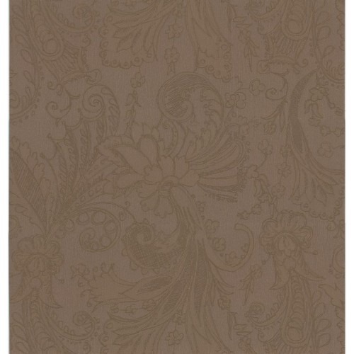 Italian Patterned Wallpaper 10m x 0.73m Dark Brown, Model 56821 | Balbaid Decor Company