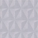 ورق جداري بلجيكي لون رمادي تصميم هندسي، مقاس 10 م×0.53 م، موديل جلاس هاوس