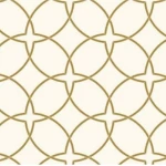 ورق جدران نقشات مقاس 15.6 م×100 سم، لون بيج فاتح وغامق 