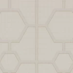 ورق جدران هندسي طول 10 م، لون بيج فاتح، موديل Z80028