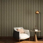 Patterned Design Wallpaper, Size 10 mx50 cm, brown Color