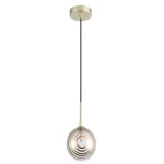 LED Ceiling Pendant Light, Transparent Color, Dimensions 150x1200 mm