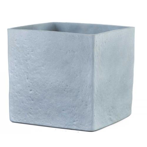 Stone Plant Vase 18x17 cm Gray Color | Sultan Garden Center
