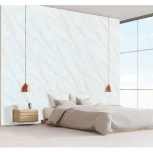 Chinese Marble Alternative Rectangle 280 × 122 cm White Beige | Luxury line