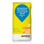  لاصق بلاط أسمنتي Webercol Fix  براند ويبر  25 كجم ابيض 