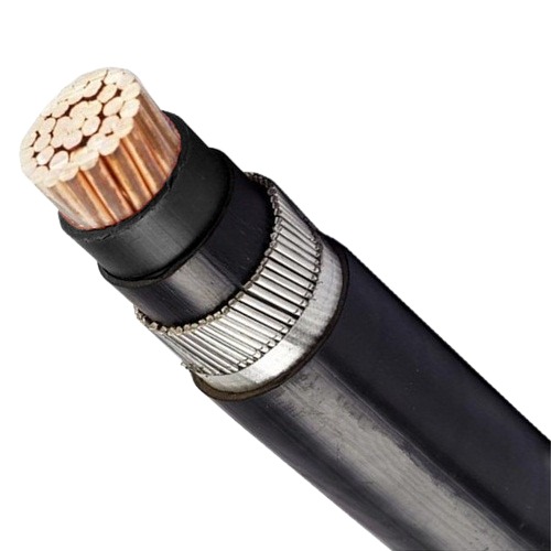 240mm² 0.6/1kV Single Core Stranded CU/XLPE/AWA/LSHF Cable, Black, 1000m | Bahra Cables