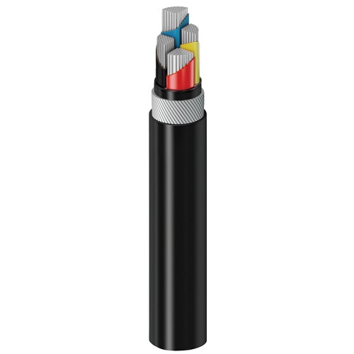 3×70+35mm 0.6/1kV Aluminum Conductor XLPE Insulated SWA Armored Cable, LSHF Sheathed | Al Fanar