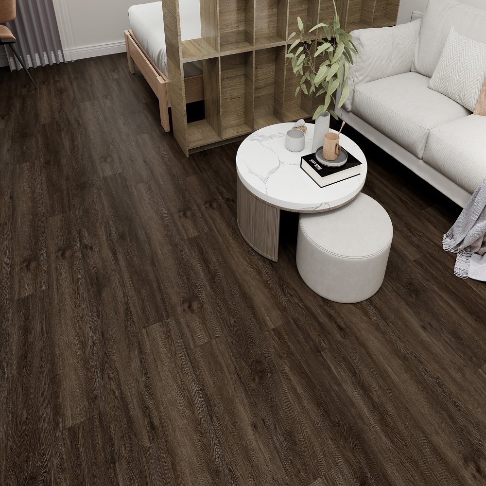 SPC Classic Wooden Vinyl Tiles Waterproof Brown, Model 1065 | SPC